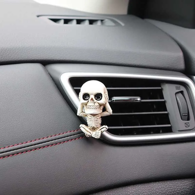 Cool Skeleton Car Air Freshener - Resin Aromatherapy Diffuser, Bone ...