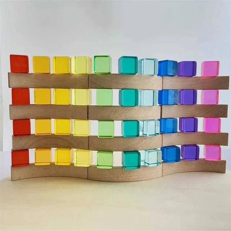 Magnets Magnetic Building Blocks Transparent Acrylic Stacking Cubes For ...