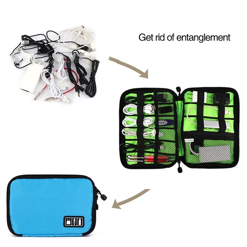 Cable Organizer Bag Tech Storage Bag Cable Organizer Tech Pouch