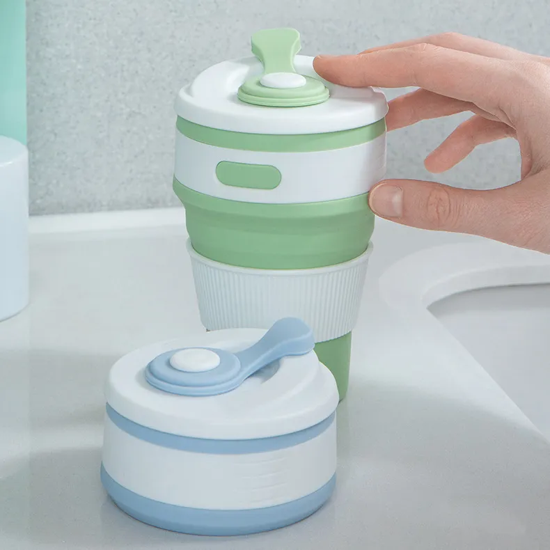 Buitensporten Telescopische beker Draagbare waterbeker Opvouwbare beker Roestvrij staal Opvouwbaar Kamperen Vissen – koop de beste producten in de online winkel