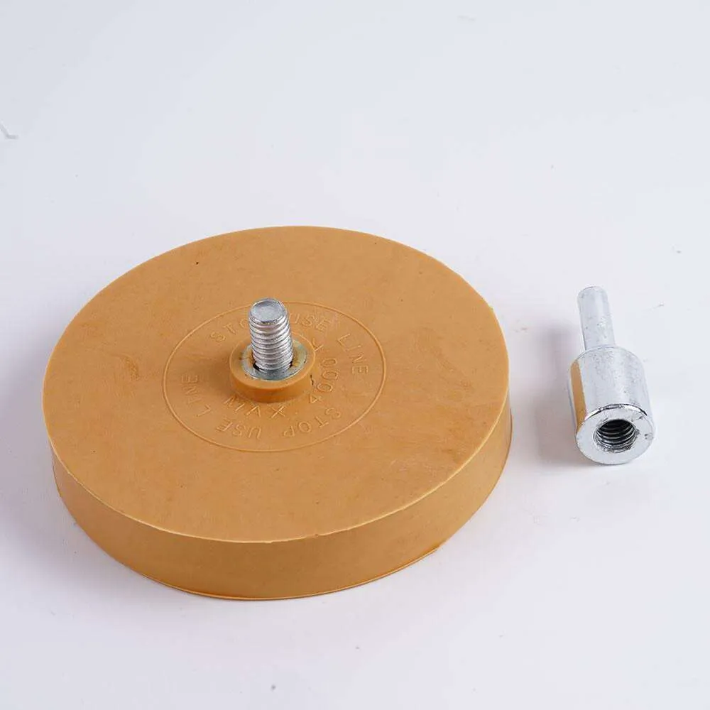 Decal Remover Tool Rubber Wheel Drill Attachment for Vinyl Decals, Pinstripes, Graphics, Stickers, Adhesives - $8.99 - Inc