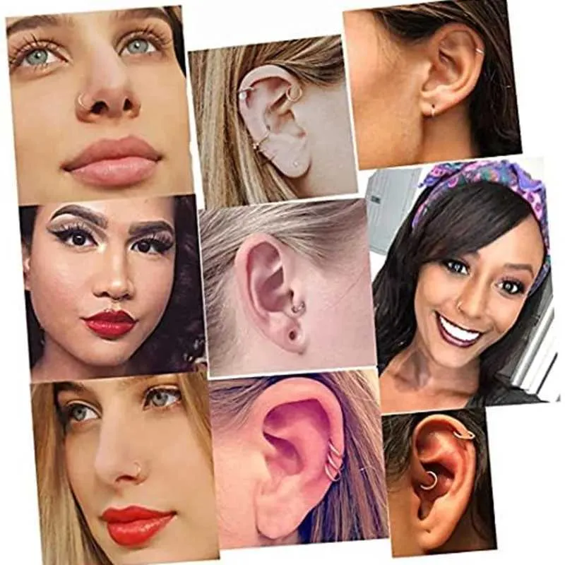 Lobe hugging earrings deals