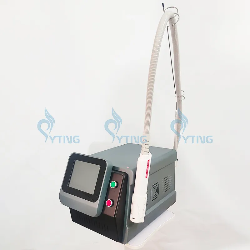 Picosecond Q Switched Nd Yag Laser Machine with 6 Tips Noninvasive Tattoo Removal Pigmentation Freckle Treatment