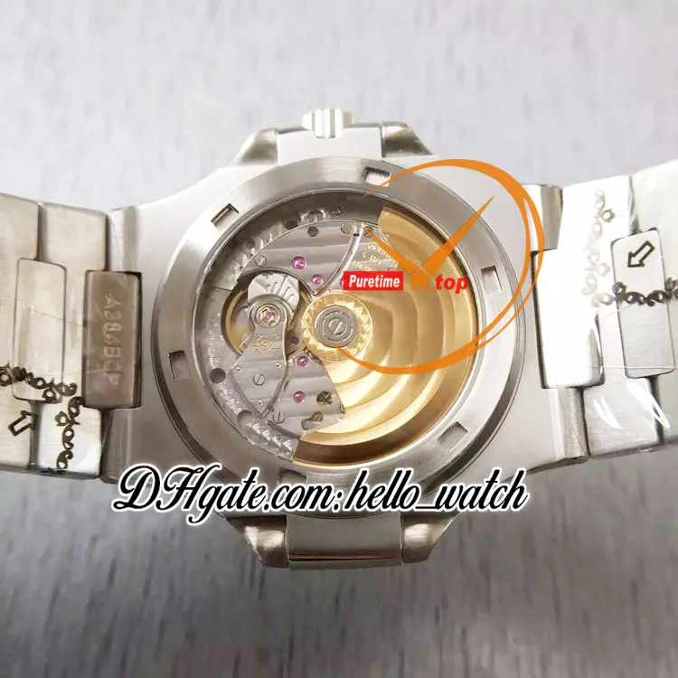 DHgate MKF 40mm Sport 5711 1A 010 Cal.324 Automatic Mens Watch 5711 D Blue Texture Dial Sapphire Stainless Steel Bracelet Super Edition Watches PPHW B002A Watches