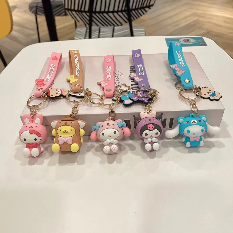Anime Keychains: Cartoon Character Figurine Pendants, Lightweight ...