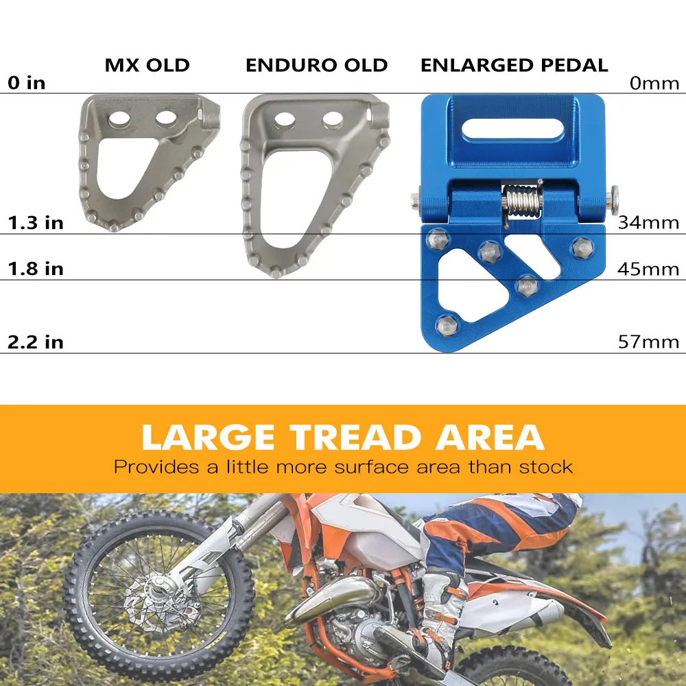 モトクロス CNC リア ブレーキ ペダル レバー ヤマハ YZ250F YZ250FX WR250F YZ 250F 250FX WR 250 F 2010年-2020年 エンドuro ダート ピット バイク モトクロスユニバーサル CNC アルミリアブレーキペダルレバーステップ