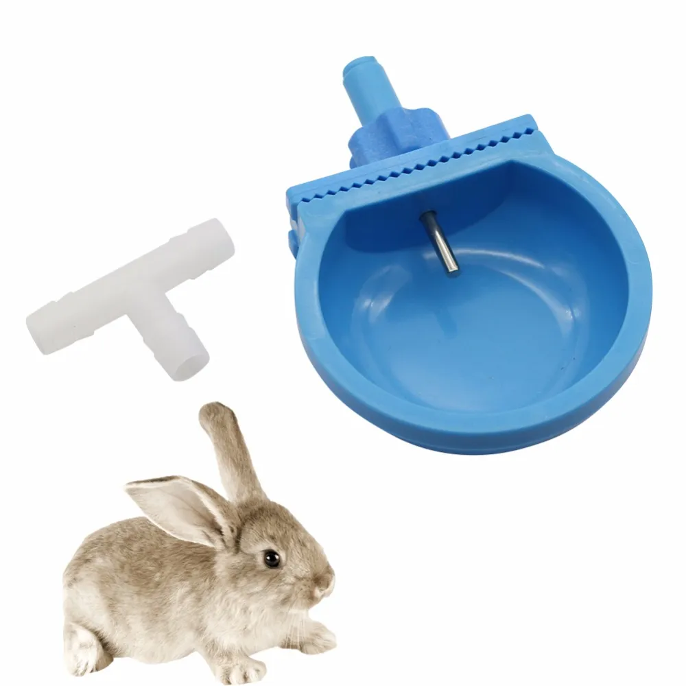 Cage Rabbit Drinking Bowl Automatic Rabbit Water Bowl Farm Animal