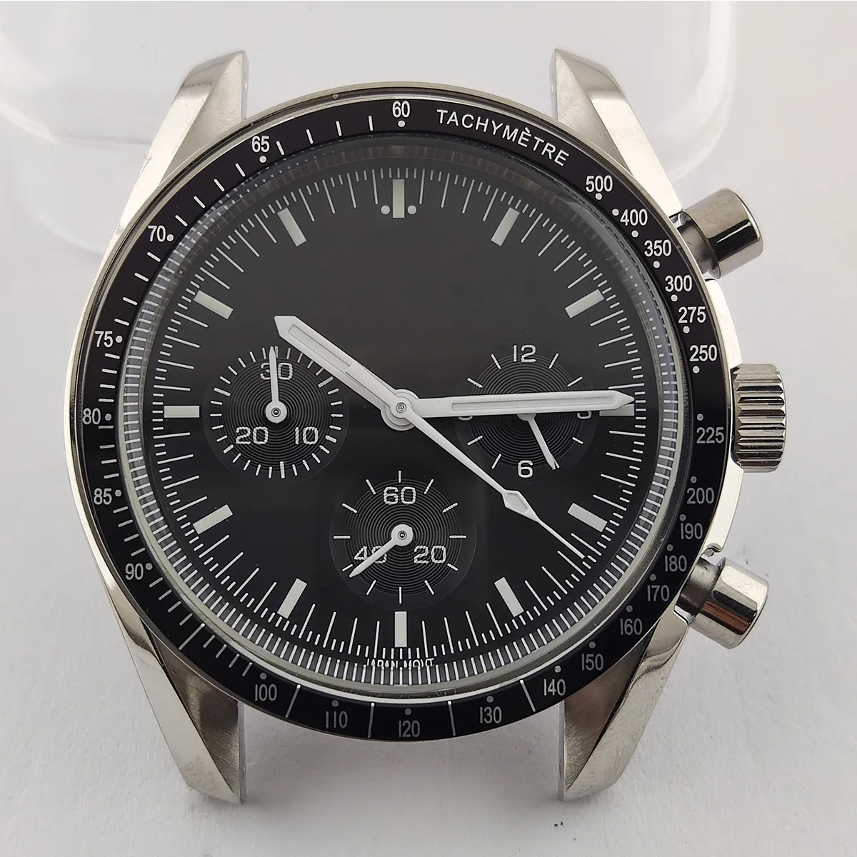 VK63 stainless steel watch case for NH35 NH36 movements with panda