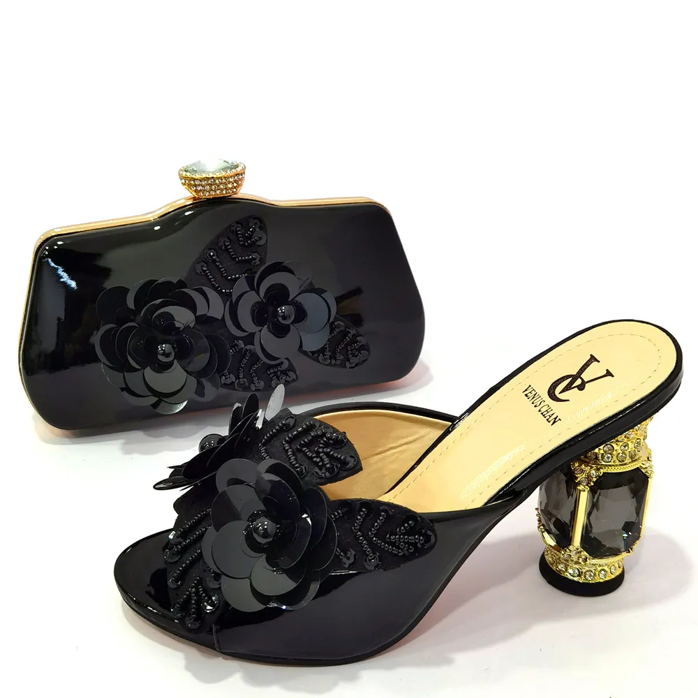 Women Slip-On Dress Shoes and Bag Set with Royal Blue PU Upper and  Rhinestone Decoration, Square Heel, Platform 3-5cm from Dhgate Dress Shoes  - price 70.76