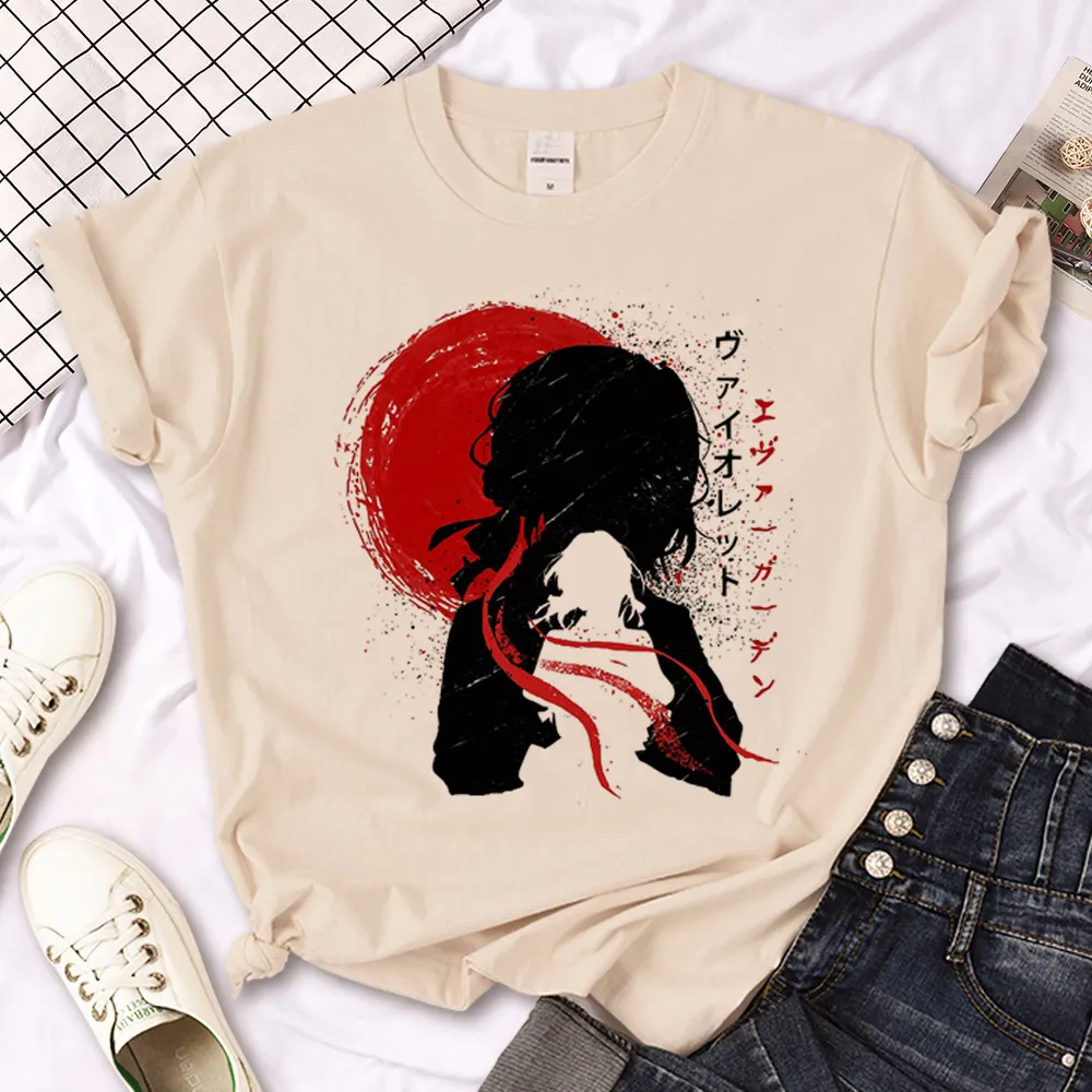 Evergarden-Graphic Art - Black And Violet T Shirt Men Women Evergarden-Graphic Art - Black And Violet T Shirt Men Women