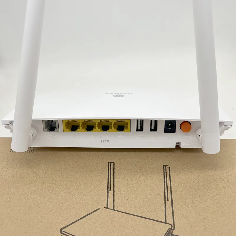 Fiber Optic Router Ac High-Speed 5G WiFi Router: Fiber Optic Modem with 4 LAN Ports, Dual ...