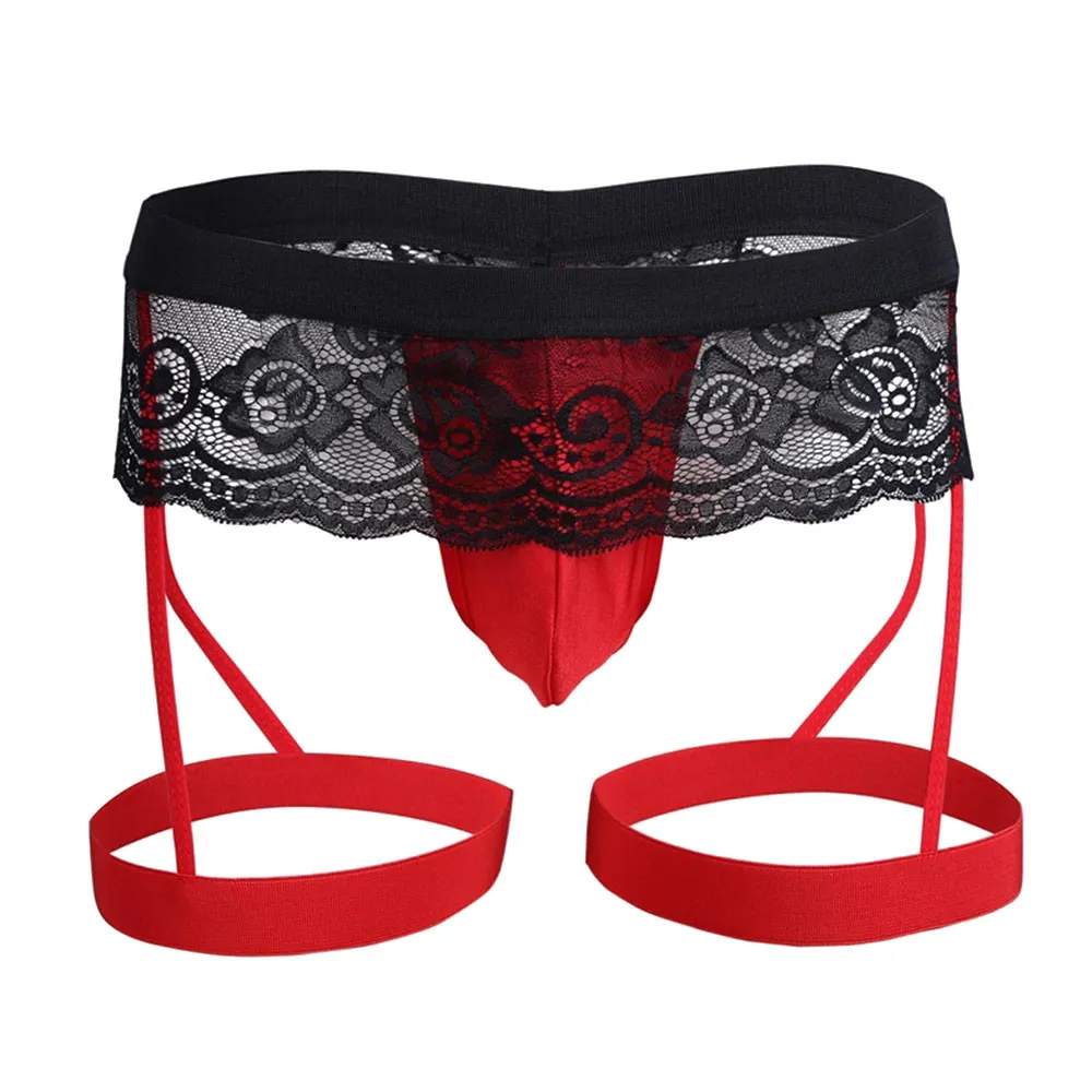 Mens Lace Thong Underwear with Pouch Low-Rise Polyester Blend Breathable Briefs from Dhgate Sexy Socks - price 19.31 Mens Lace Thong Underwear with Pouch Low-Rise Polyester Blend Breathable Briefs from Dhgate Sexy Socks - price 19.31