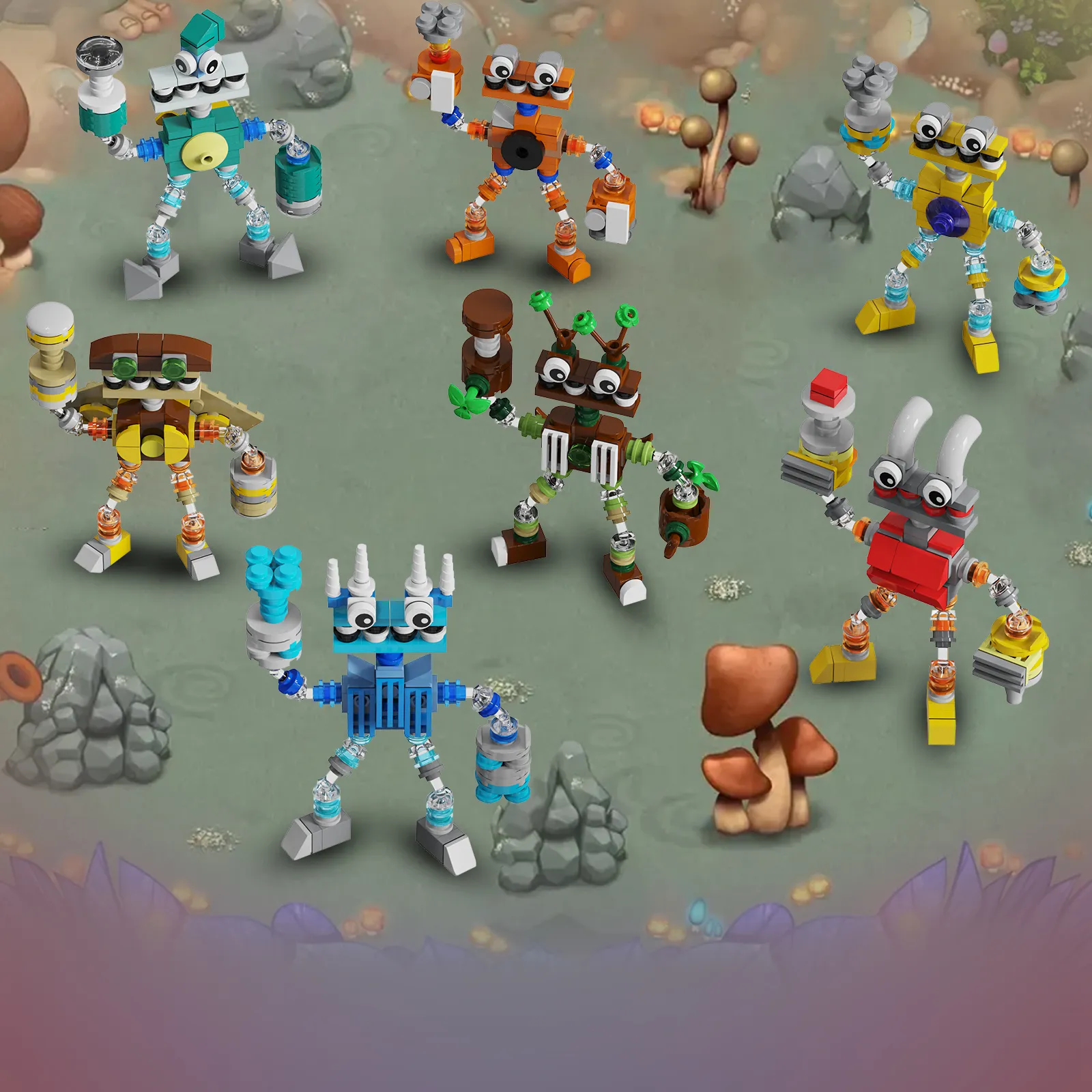 My Singing Monsters Wubbox Robot Building Blocks Set DIY Song - Main Image