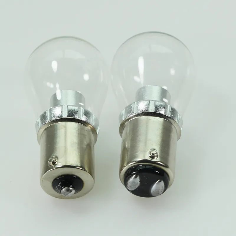 Teguangmei 1156 BA15S P21W Lampadine LED 23W 12V Super Luminoso Giallo Ambra Canbus Sensa Errore Anti Hyper Flash 1141 7506 1003 Luci di Svolta, 2