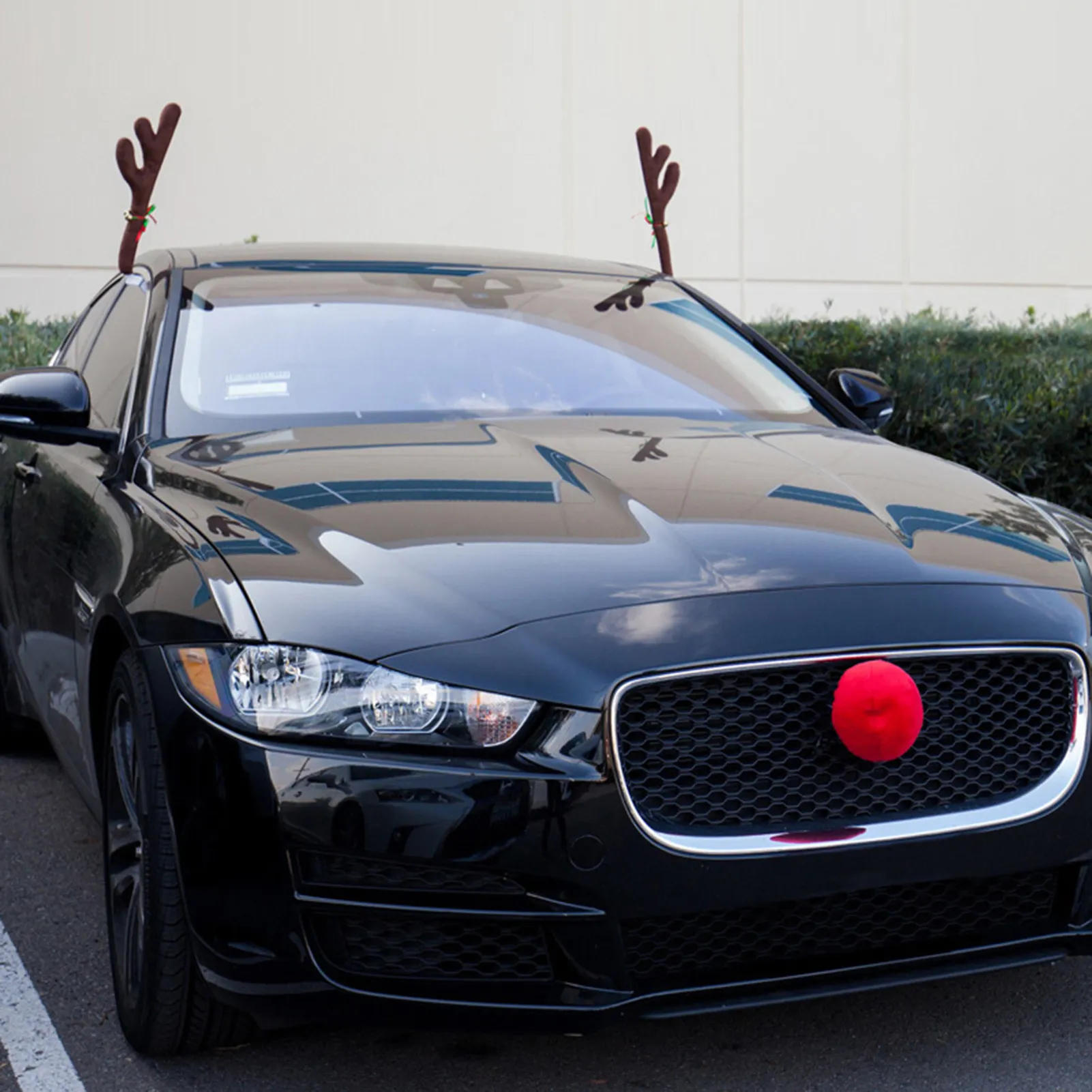 OxGord Car Reindeer Antlers & Nose - Christmas Decorations