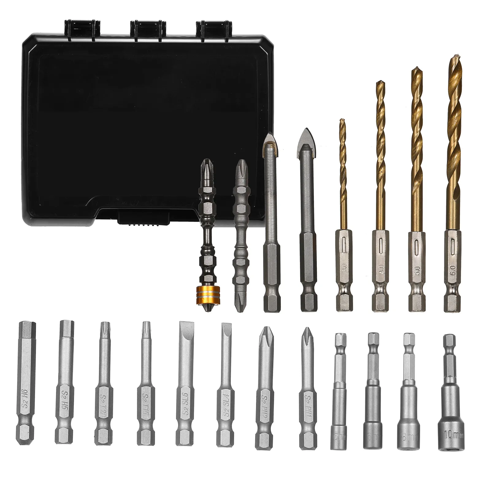 Ryobi One Plus Tools 3 Type Drill Bit Set For Wood Metal And Steel Security Includes Impact Driver Bits For Ryobi One Plus Tools From Homepro1 12.14 DHgate.Com
