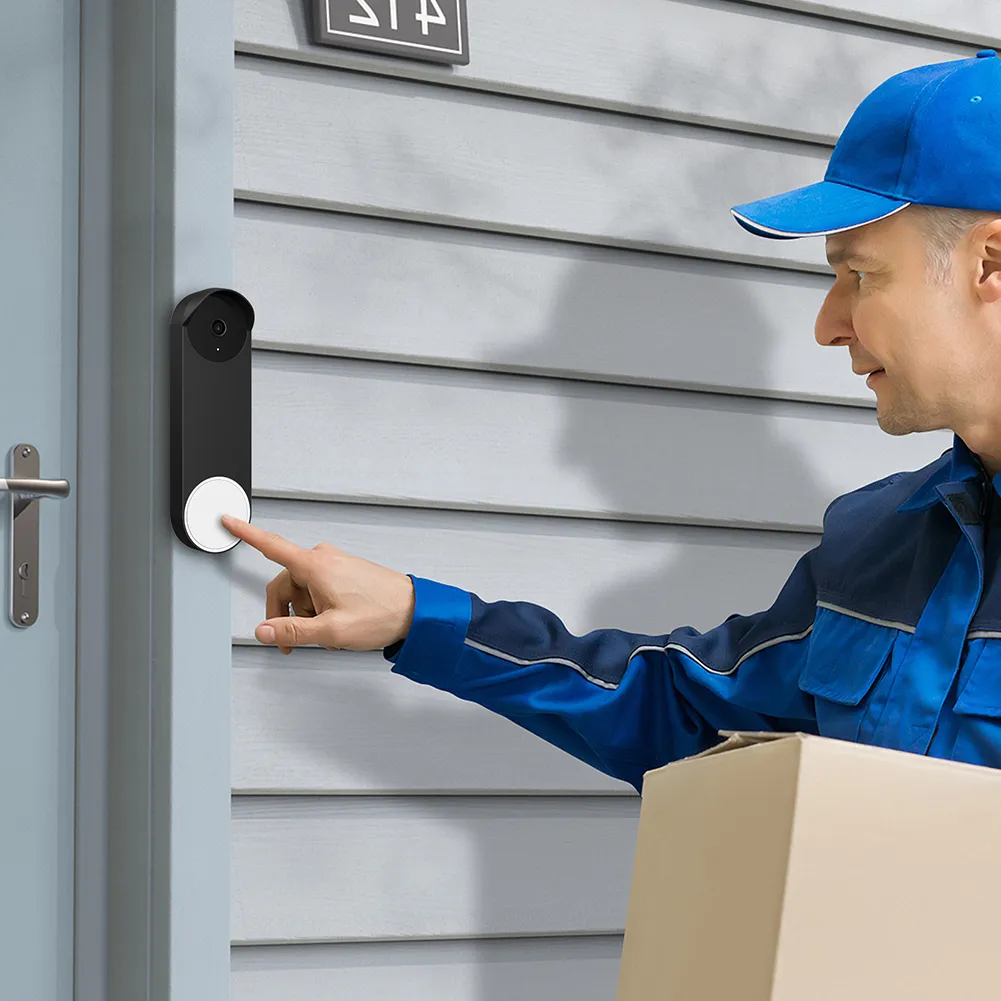 Save Big on Bulk Nest Doorbell Cover Doorbell Cover Shade: Silicone  Protective Cover, Snow Sunlight Resistant For Wired Doorbells, 2nd Gen, 