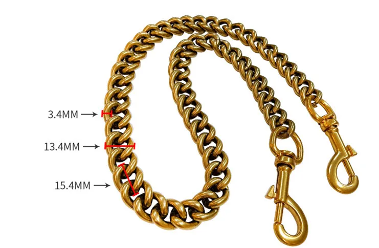 Silver Gold O-Shape Aluminum Metal Chain for Handbag Purse Replacement Accessories Hardware Silver Gold O-Shape Aluminum Metal Chain for Handbag Purse Replacement Accessories Hardware