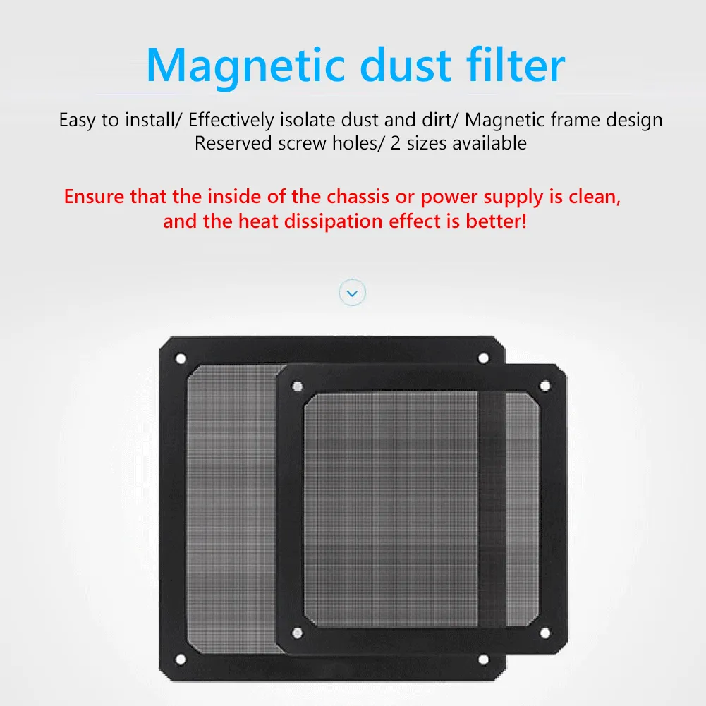 120x240mm Magnetic Frame Dust Filter For PC Computer Case Cooling Fan
