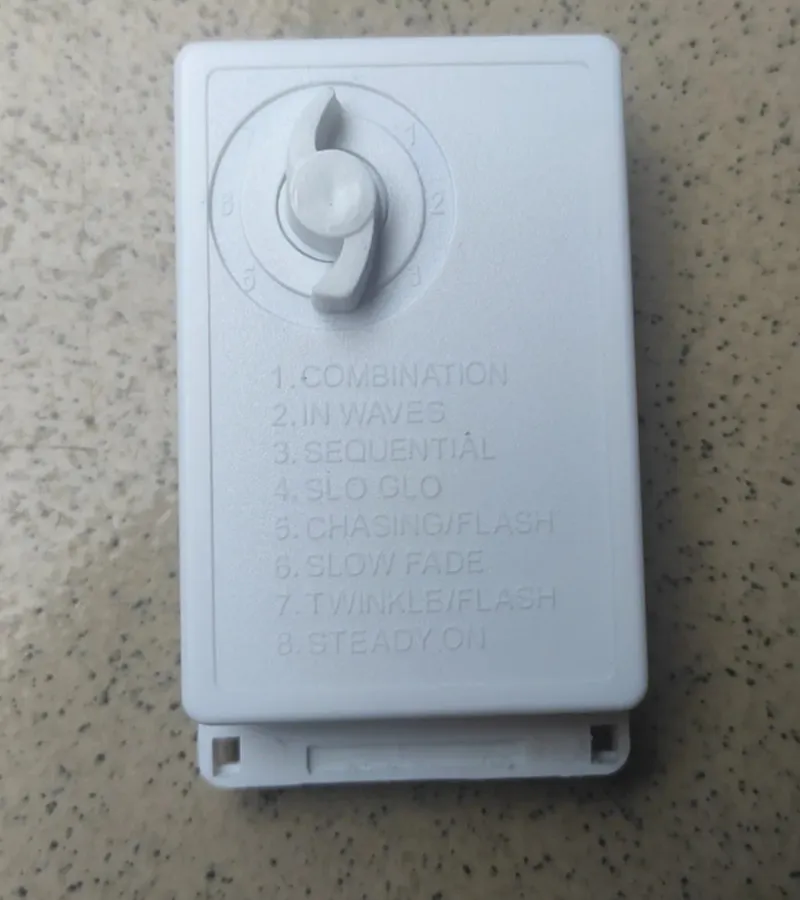 LED Dimmer Controller with 8 Modes Knob Type for Programmable Christmas ...