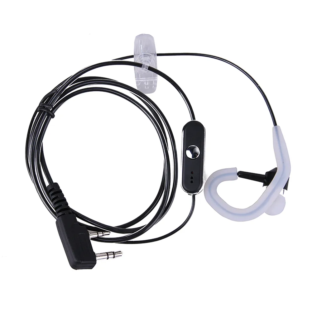 2 Pin Sports Headset In Ear Earphone Walkie Talkie Earpiece Sports ...