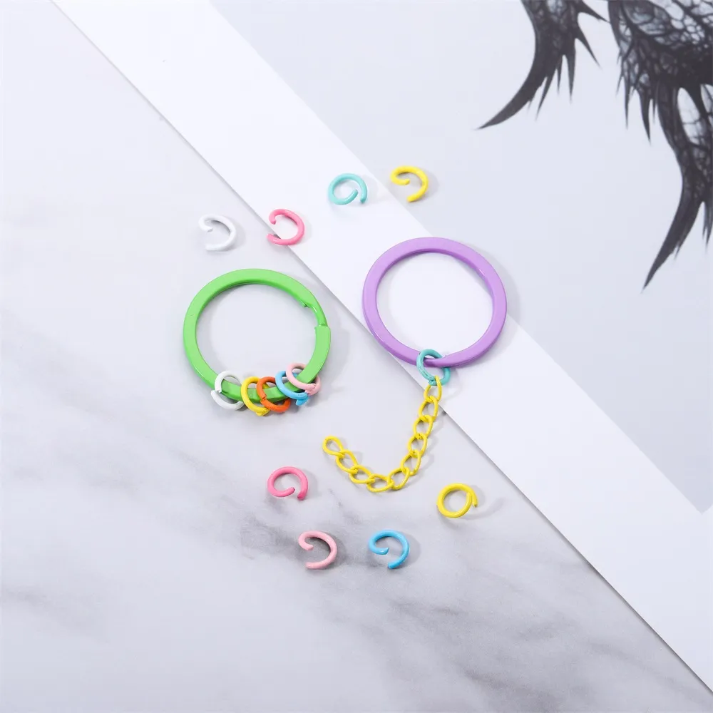 SUNNYCLUE 1 Box 1100Pcs Open Jump Rings Stainless Steel O - Foto 3