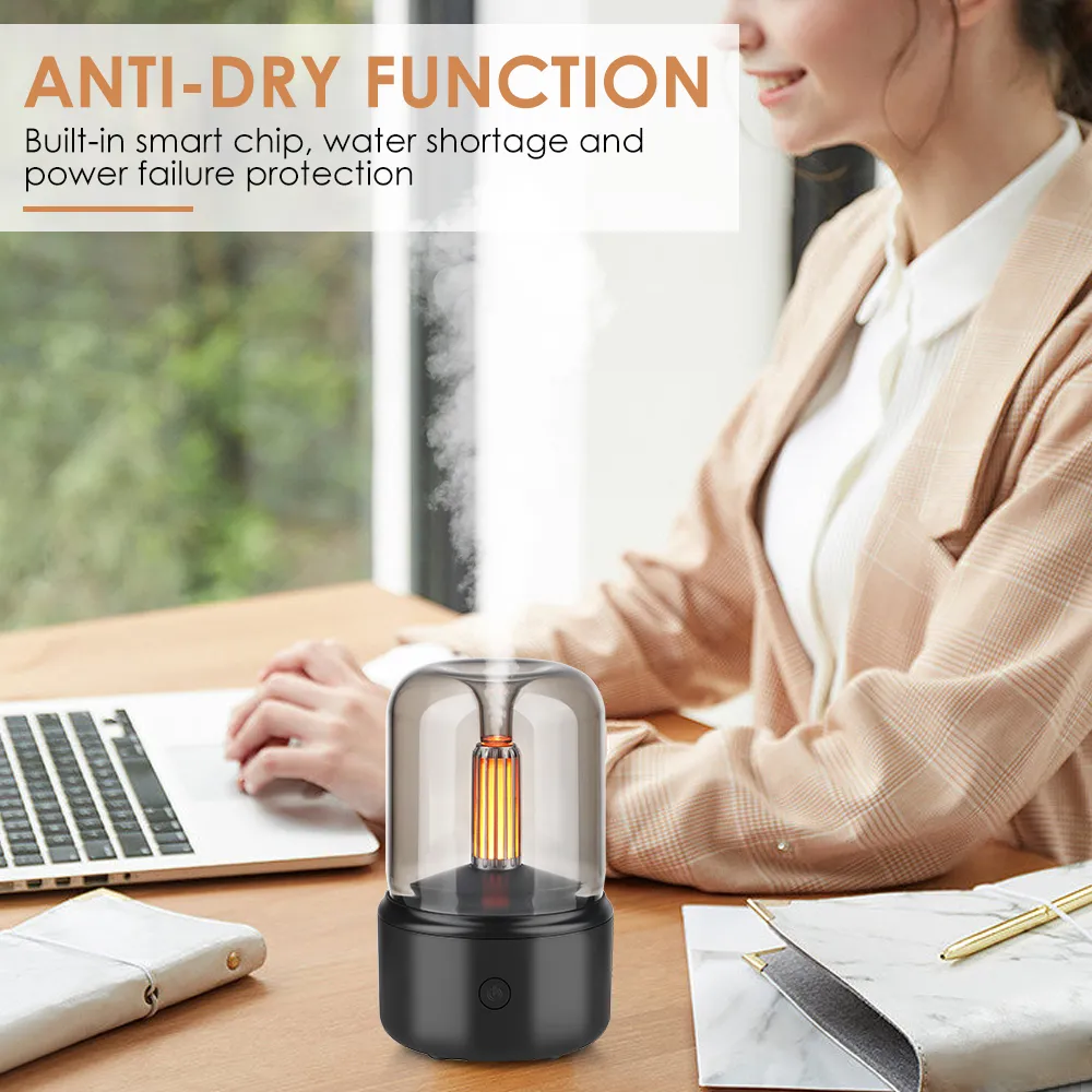 Mini Humidifier, 120ml Cool Mist USB Humidifiers For Bedroom