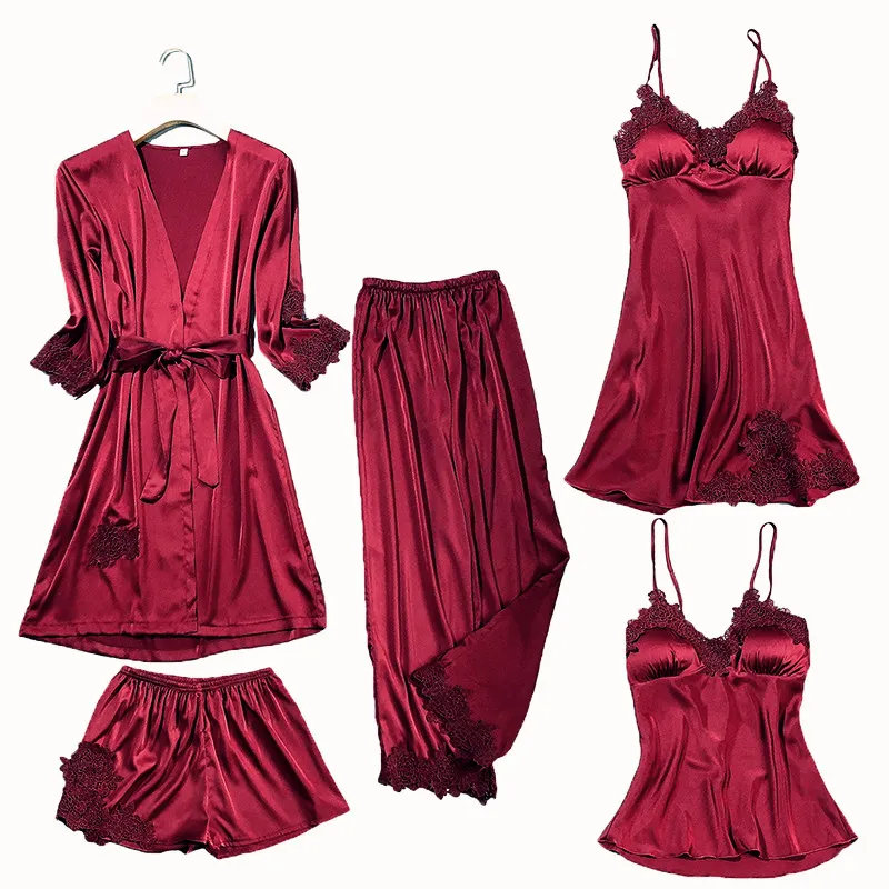Satin Pajamas Women Satin Pajamas Women Sexy-Lingerie