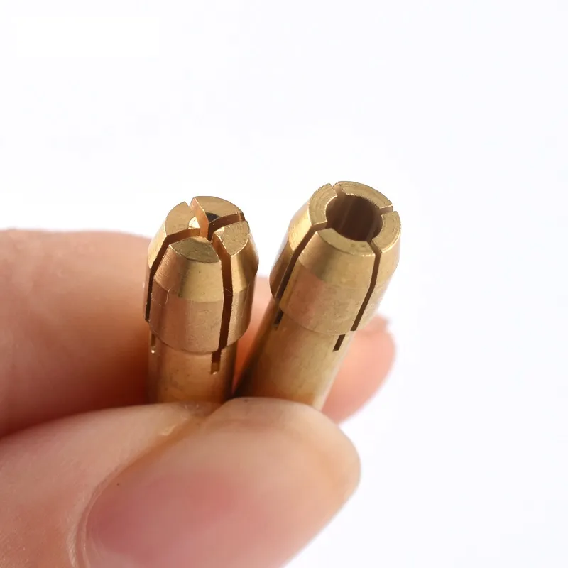 PrePat 15PCS Drill Chuck Collet Set 0.8-3.2mm Shank Replacement for Dremel Rotary Tool