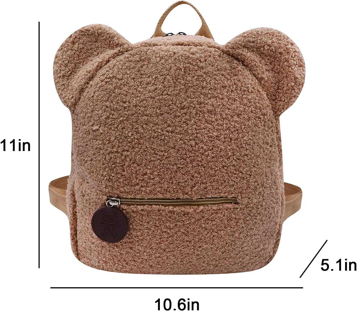 Personalized Bear Ears Embroidered Personalised Teddy Bear Backpack Cute School Bag With Customizable Name And Small Size From Ddmyfriend 11.49 DHgate.Com