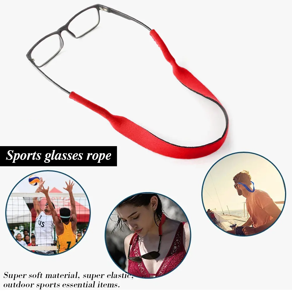 Goggles String Eyeglasses Lanyard Straps - Neoprene Sunglasses String, Sports Band ...