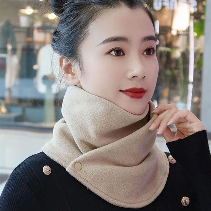 DHgate.com:Womens Neck Scarves Winter Fleece Neck Warmer