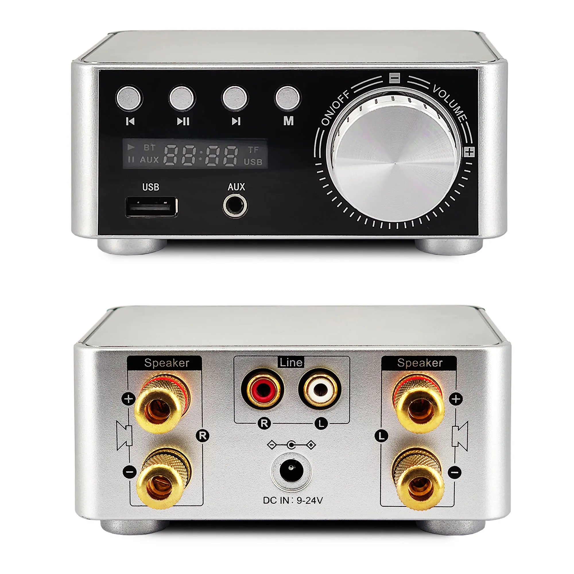 Compact Amplifier Mini Amplifier Bluetooth 5.0, Digital Car Amplifier:... From Ddmyapr ...