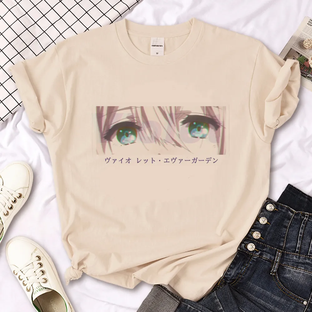 Evergarden-Graphic Art - Black And Violet T Shirt Men Women Evergarden-Graphic Art - Black And Violet T Shirt Men Women
