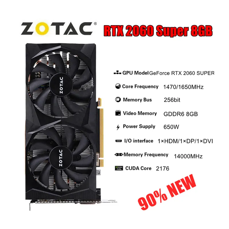DHgate.com:Upgraded 8GB GDDR6 ZOTAC RTX 2060 SUPER Graphics DHgate.com:Upgraded 8GB GDDR6 ZOTAC RTX 2060 SUPER Graphics