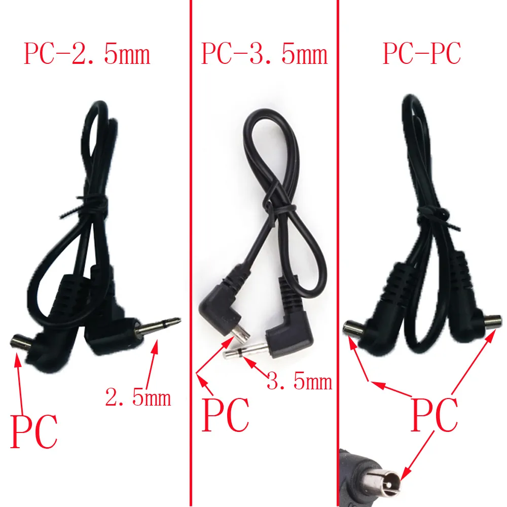 PC Female To 3.5mm Male Flash Sync Cable Cord For Studio Flash – DSLRKIT