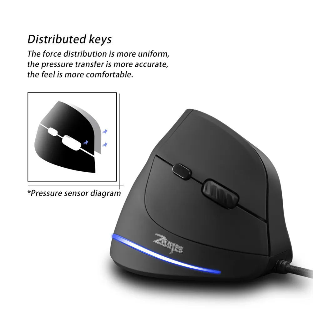 Gaming Computer Mouses, Ergonomic Vertical Optical Mouse With ...