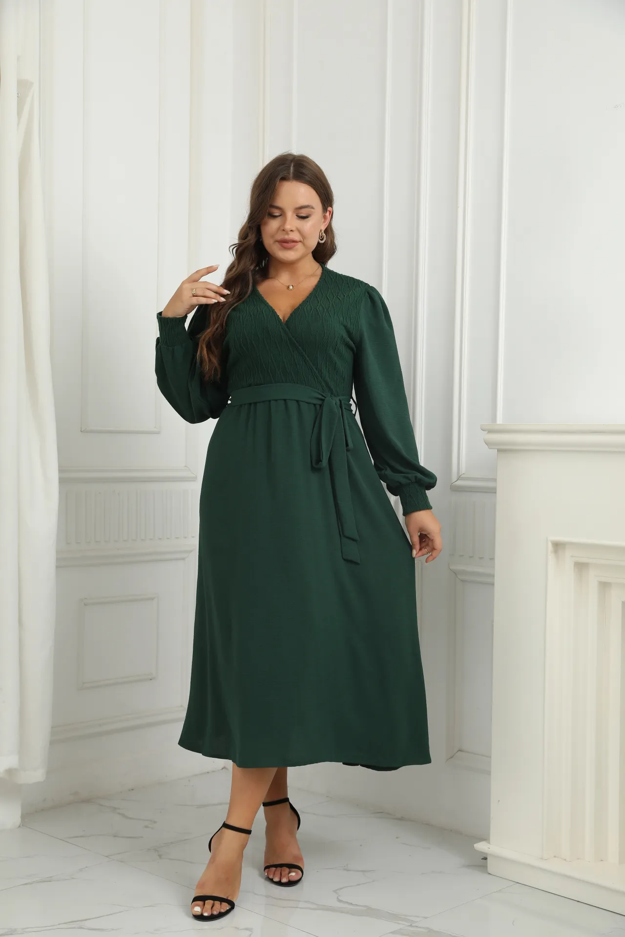 Celebrities Elegant Solid Solid Color V Neck Princess Dresses Celebrities Elegant Solid Solid Color V Neck Princess Dresses