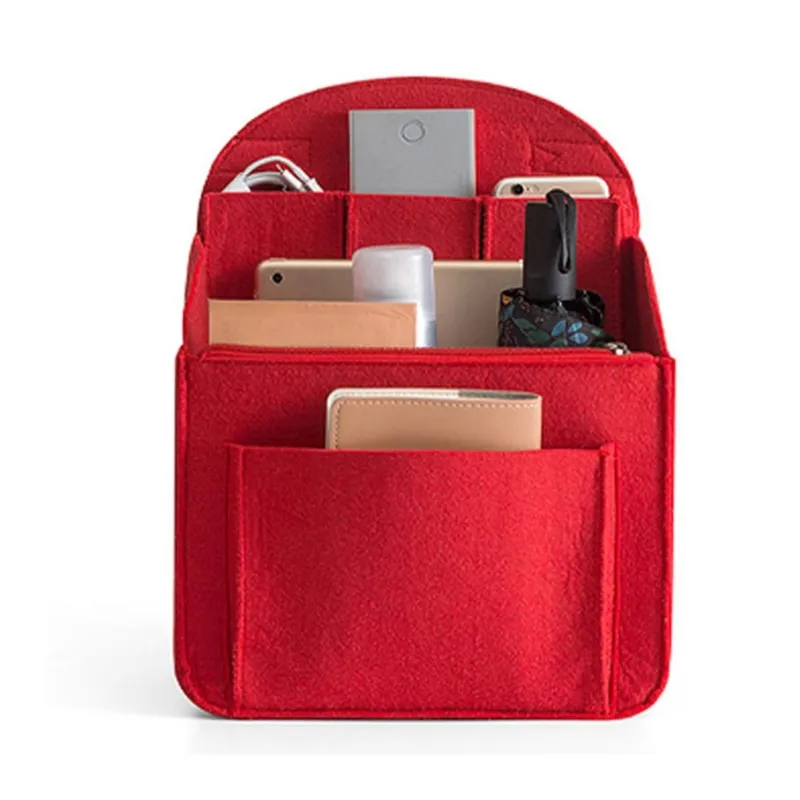 Felt Hot Pink Shoulder Bag Insert For Backpacks And Handbags Large And Small Sizes Travel Rucksack Organizer And Divider From Homepro1 7.25 DHgate.Com