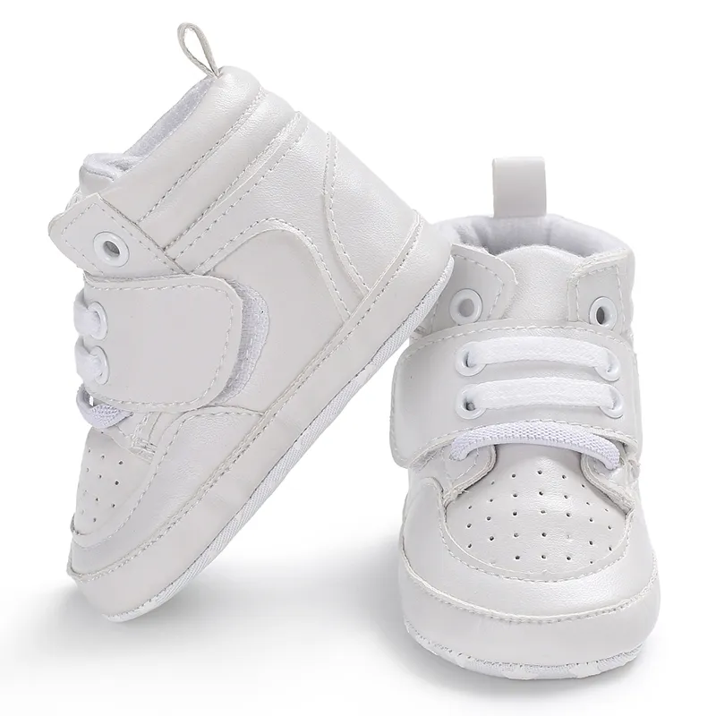 0-18M Premium Leather Soft-Sole Baby Sneakers First Walker