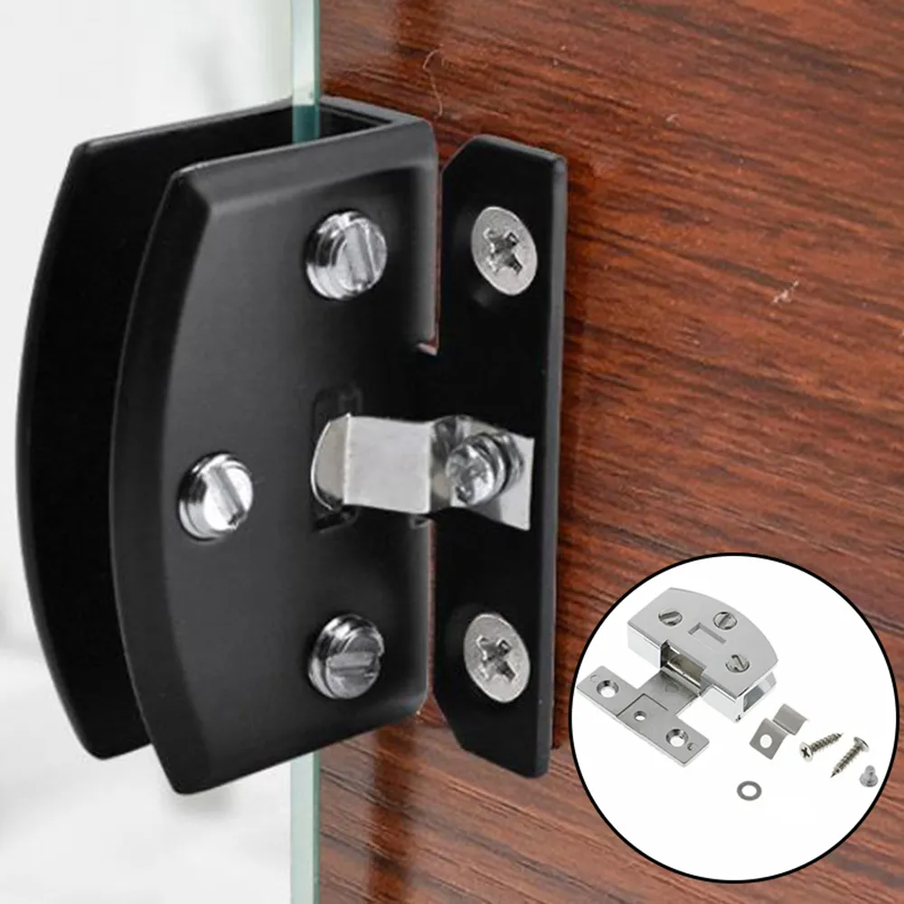 Glass Hinge For 5-8mm Thick Glass, Stainless Steel Display Cabinet & Closet Door Hardware - Non Glass Hinge For 5-8mm Thick Glass, Stainless Steel Display Cabinet & Closet Door Hardware - Non