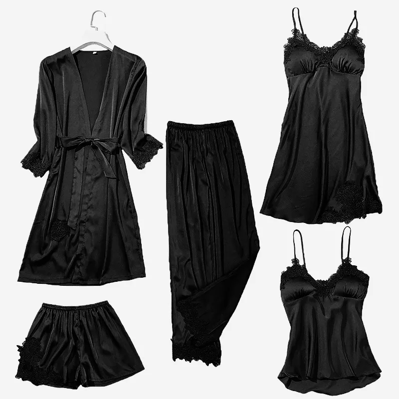 本当に信頼出来る商品 DHgate.com:2024 Satin Lace Pajama Set, Womens Strap Top and Clothing