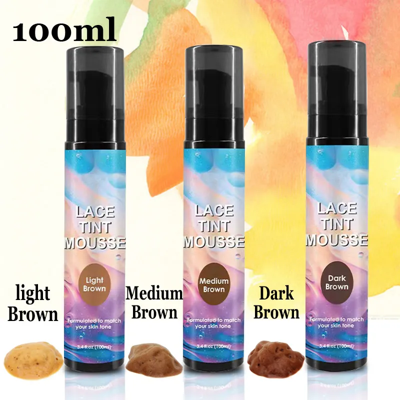 Mousse Lace Frontal Tint Lace Tint Melting Mousse Brown Lace