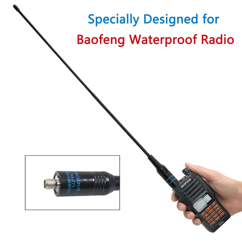 Nagoya NA-24J Antenne VHF/UHF (144/430 MHz) Femelle SMA Femelle Pour