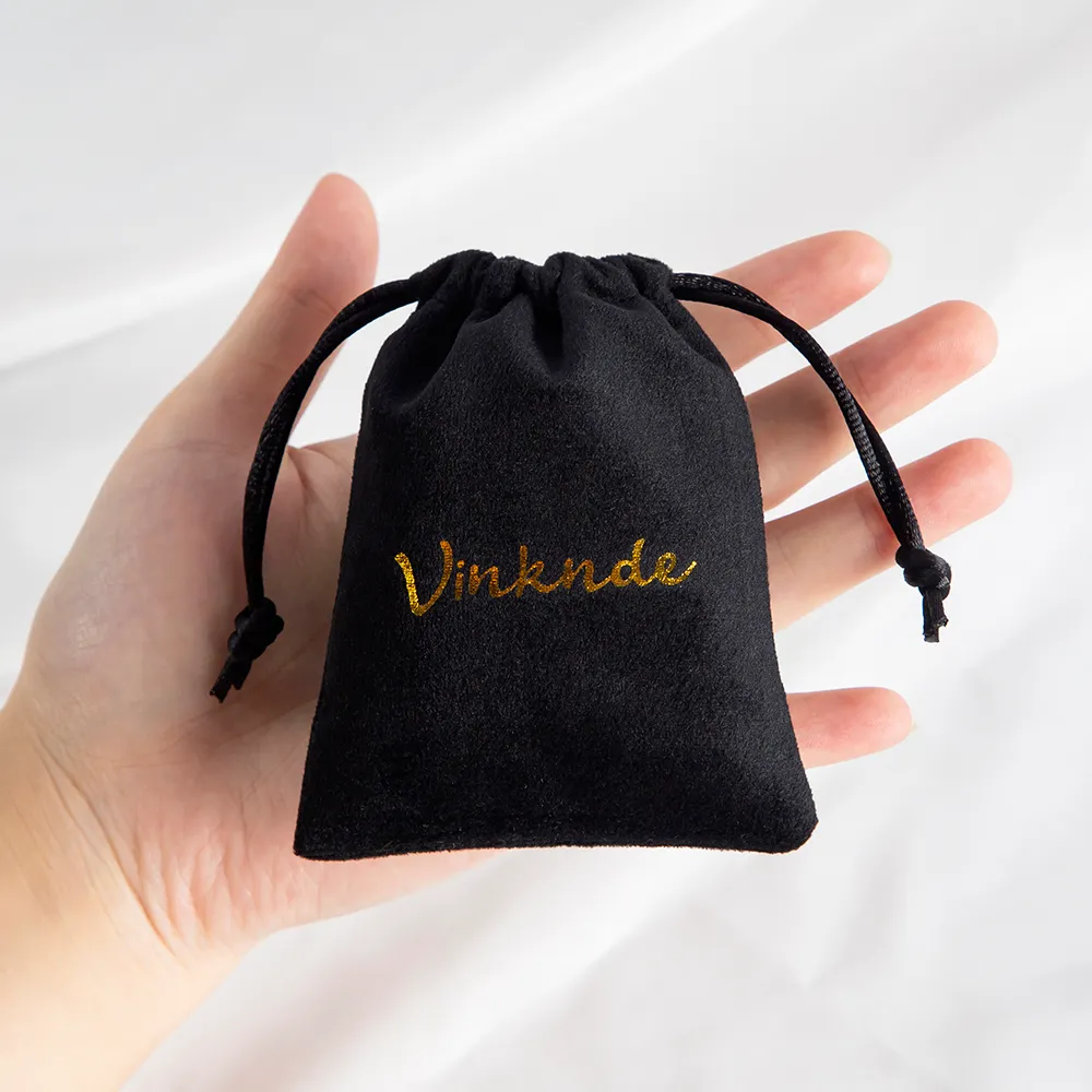 Velvet Drawstring Bags For Gifts Soft Jewelry Pouch, Custom Logo
