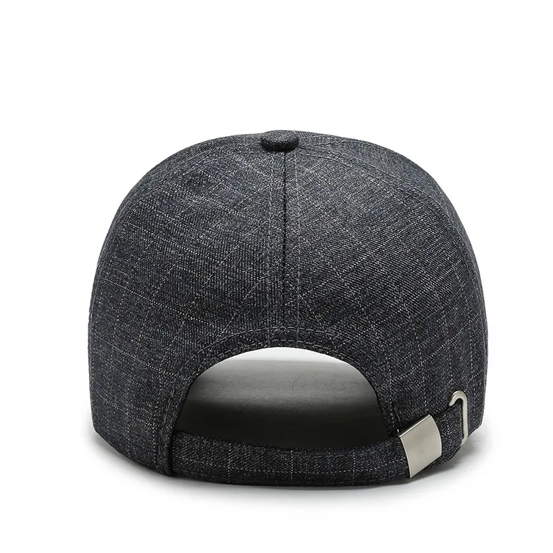 Men's Baseball Cap "Best Pop Ever" Printed Hat - Adjustable Cotton Casual Cap, Grey, Size 7 - View #7