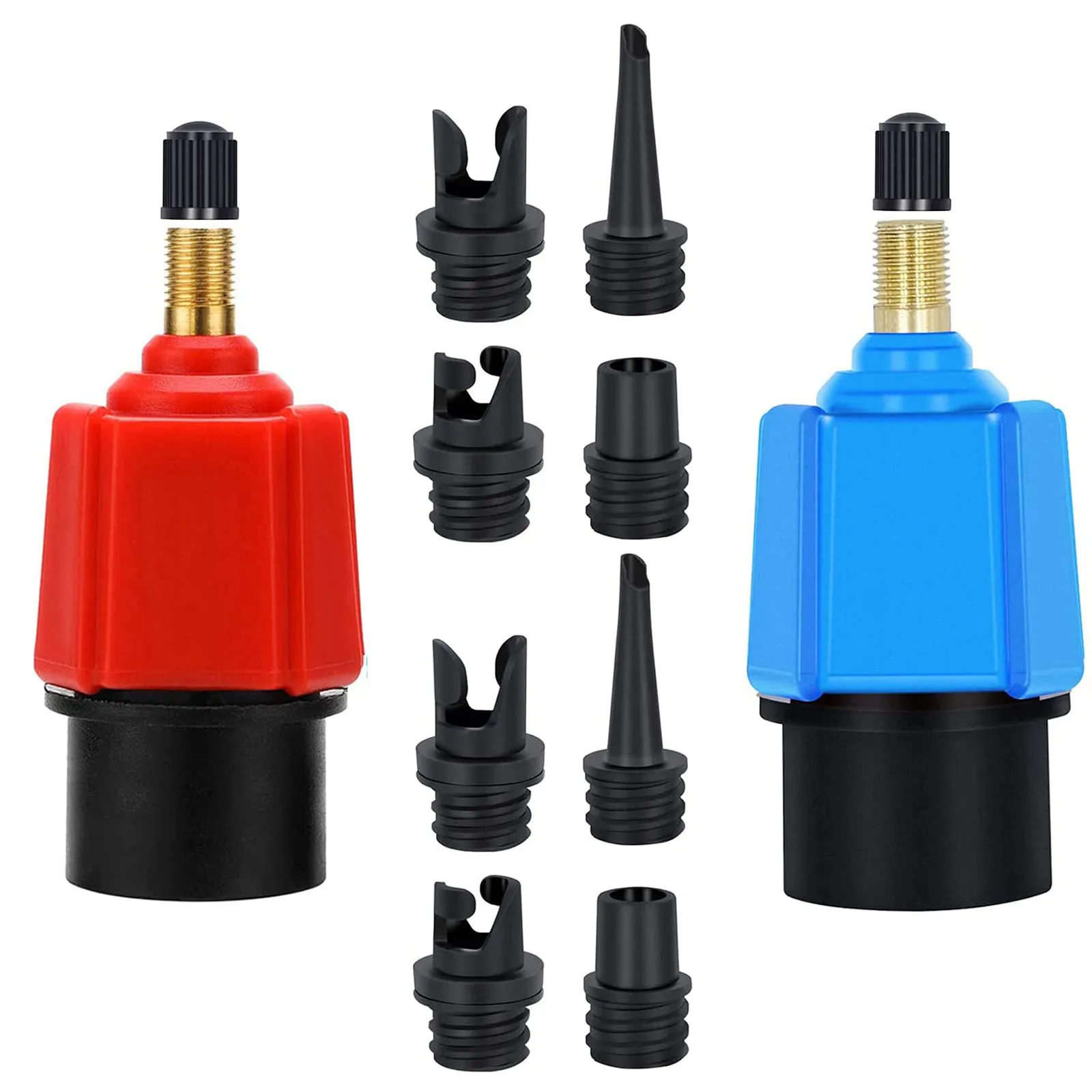 Mipcase Adaptateur De Valve Pompe Gonflable – 2 Pièces, PVC, Étanche, Pour Paddle, Kayak, Bateau Pneumatique