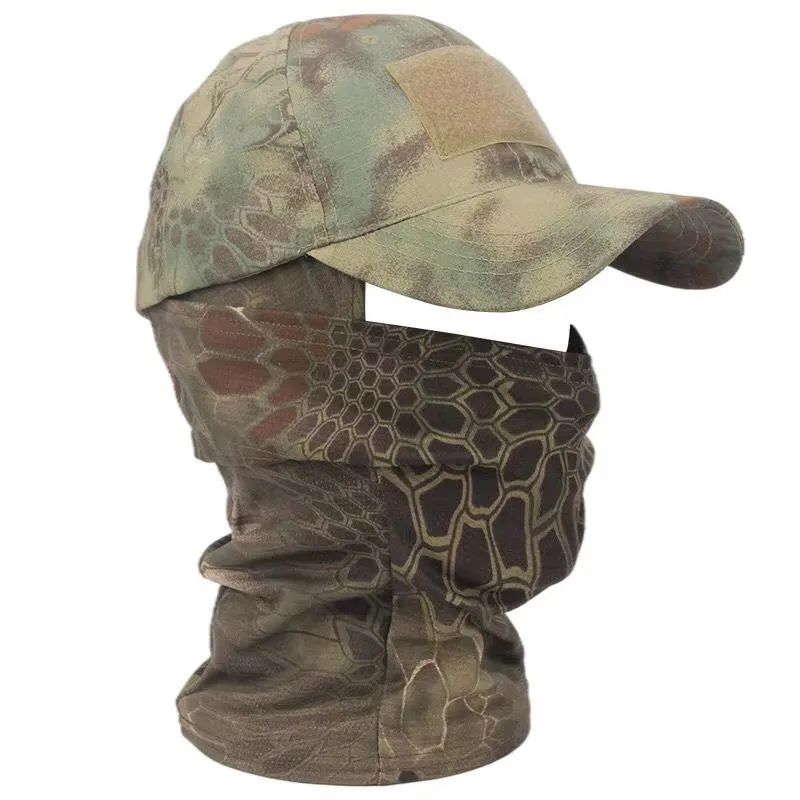 Tactical Army Cap Mit Balaclava - Camo Baseballkappe Für Outdoor Sport