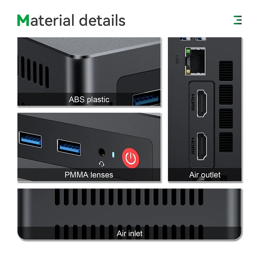 TRIGKEY G4 Mini PC 16GB DDR4 500GB N100 Amazon.com: TRIGKEY Micro