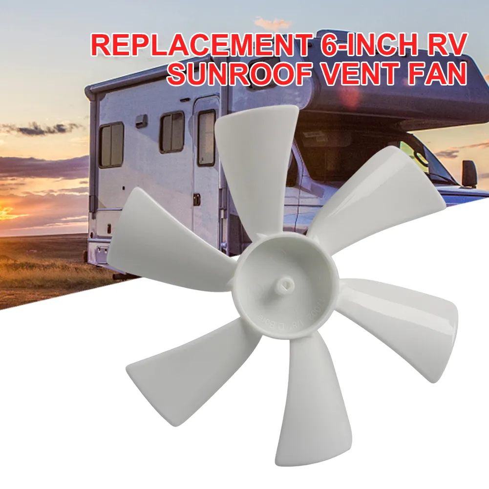 RV Roof Vent Fan Replacement Blades Blade Electric Fan Blades for  Elixir Ventline 12 Volt Motor